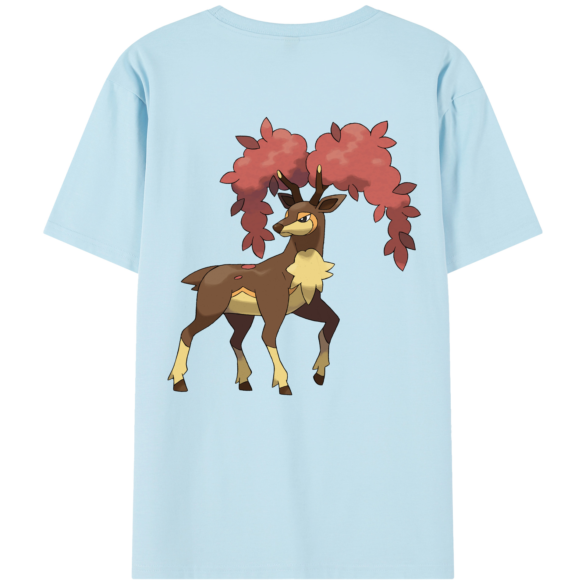 （画像用） ポケットモンスター Pokémon 綿100％半袖Tシャツ（背面プリント）